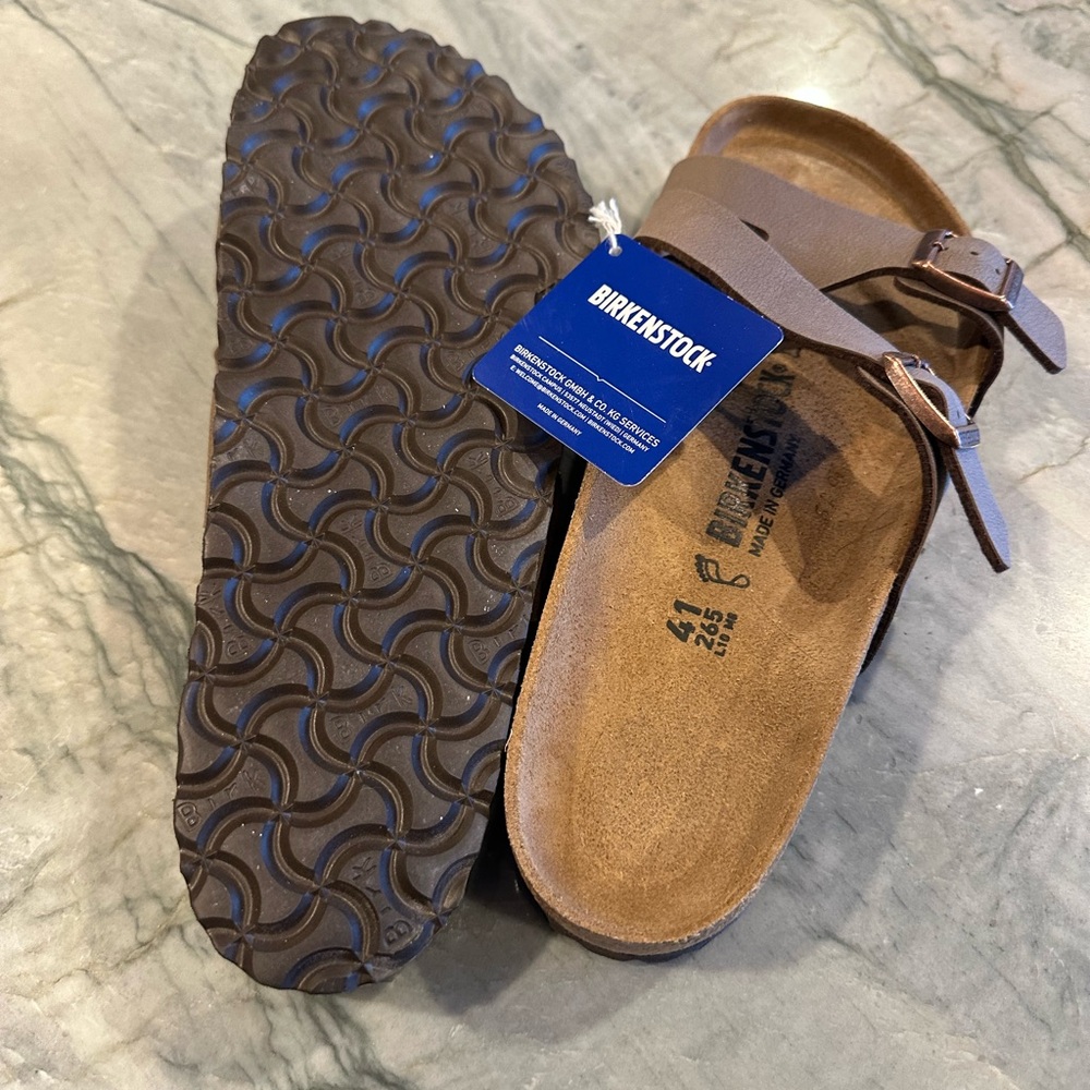 Birkenstock never worn received size 41 I am a 40